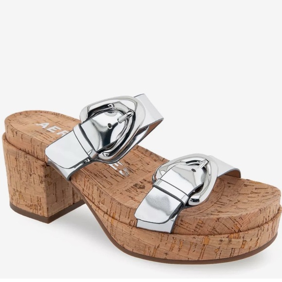 Aerosoles Chance Silver Mirror 8.5 - Picture 4 of 4